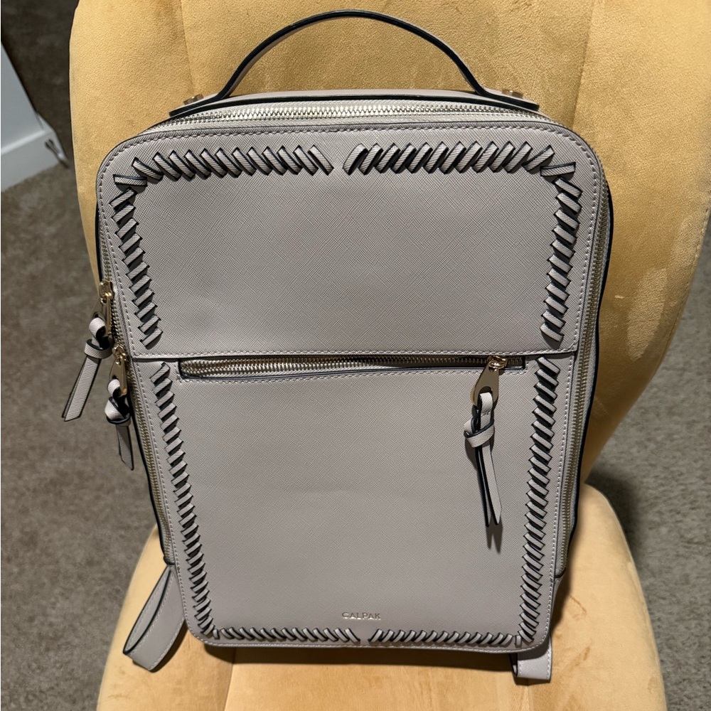 Calpak Kaya Laptop Backpack – Stone (Barely Used, Excellent Condition)